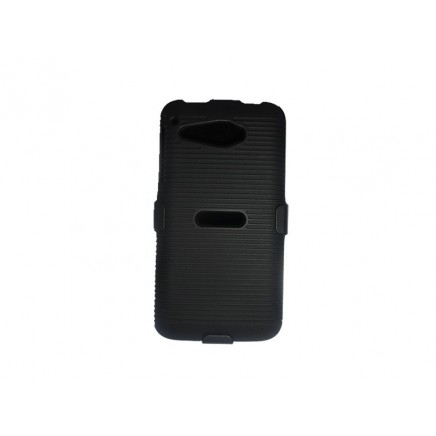 ALCATEL 5035 Clip Combo 3 en 1 Holster + Mica + Paño Limpiador